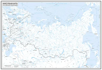 Векторная карта России с Крымом — Abali.ru