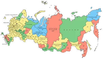 Карты России | Подробная карта России с городами и областями | Карта России  по областям | Карта Российской Федерации | Карта автомобильных дорог России  | Политическая, Административная, Физическая карта России