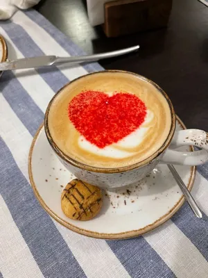 [77+] Картинка кофе с сердечком обои