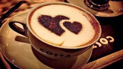 Чашка кофе с сердечками форма для пряника Высота 10 см