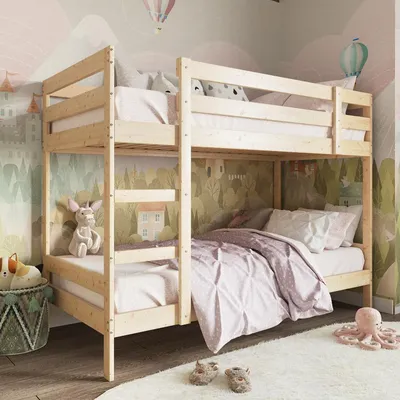 Двухъярусная детская кровать из натурального дерева \"Leon\" кровать для детей  для подростков двухэтажная (ID#1880724220), цена: 10999 ₴, купить на Prom.ua