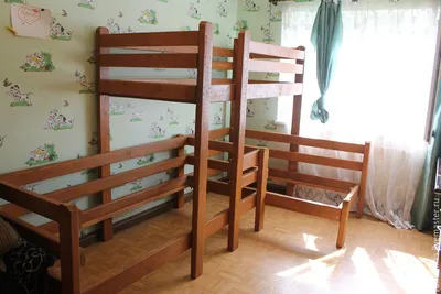 ᐉ Двухъярусная кровать для детей BusyWood 200x90 см Серый (M13BBG03)