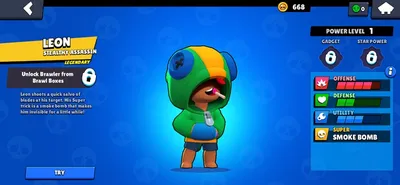 Leon Brawl Stars 3D Backpack Set | Brawl Stars