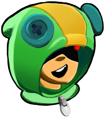 Download Running Leon Brawl Stars Artwork Wallpaper | Wallpapers.com