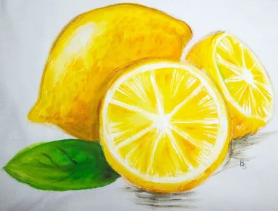 как нарисовать лимон - Ravlyk