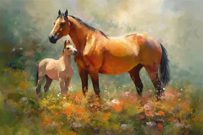 Раскраски Раскраска Раскраска Лошадь и жеребенок Скачать лошадь жеребенок  Распечатать Животные , Раскраски .