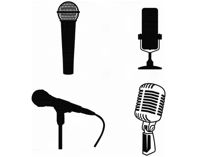 Microphone PNG transparent image download, size: 201x600px