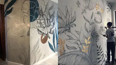 Как сделать трафарет для росписи стен своими руками