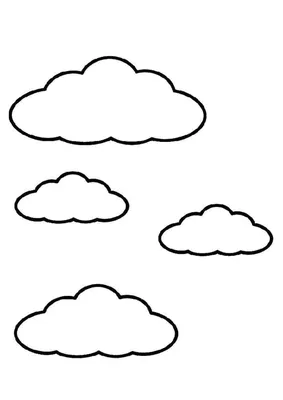 Раскраски, Облачка, Контур облака Облако, небо, Контур облачка., Загадочное  облачко, Трафареты Контуры Контуры облаков , Облачко, Много облаков.