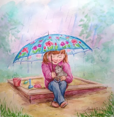 Картинки моросящий дождь для детей (66 фото) » Картинки и статусы про  окружающий мир вокруг
