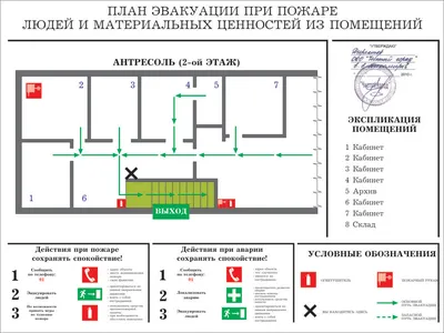Заказать план эвакуации в Екатеринбурге