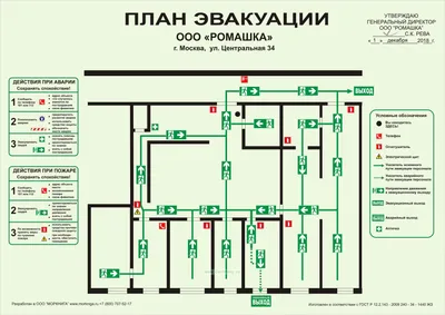 Знак \"Фотолюминесцентный план эвакуации тактильный\" купить в Перми с  доставкой.