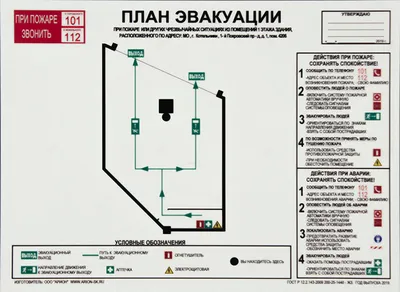 Изготовление планов эвакуации при пожаре в Воронеже