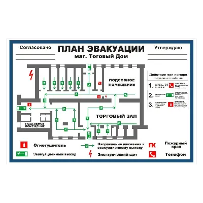 Планы эвакуации | Кировское областное отделение ВДПО