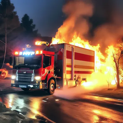 В Астрахани 5 часов пожарные тушили горящую двухэтажку | ИА Красная Весна