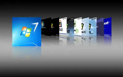 Обои для рабочего стола Windows 7 Windows эволюция Компьютеры