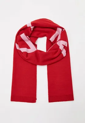 Купить шарф для ребенка со снежинками василькового цвета 61010 -  tepliezveri.ru
