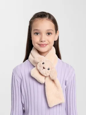 Прикиндер Теплый вязаный шарф для детей