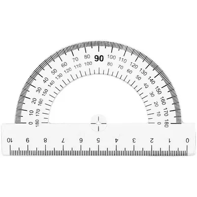 Транспортир, 10 см, стальной, 180° – купить по доступной цене в Минске -  OFFICE.BY