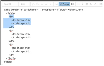 Using CSS to Add Internal Borders in an HTML Table