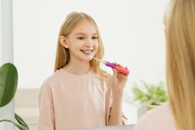 Зубная щетка подходит для детей в возрасте от 5 лет Pororo Toothbrush STEP 3