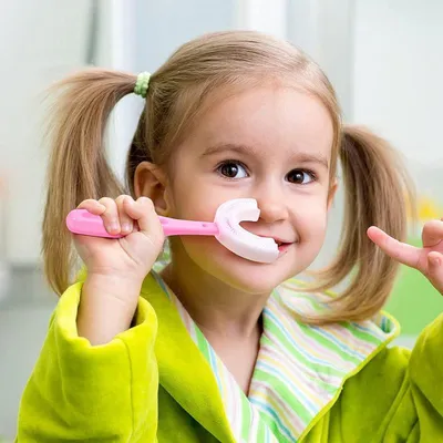 PIGEON Зубная щетка для детей от 18 месяцев до 3-х лет, шаг 4 Розовый –  купить за 790 ₽ | Shvabra24 - товары для дома и красоты