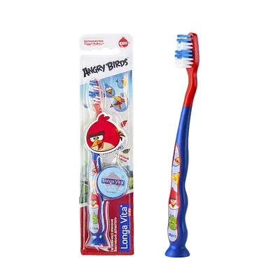 Купить Dentissimo Kids детская зубная щетка на присоске мягкая 2-6 лет (1  шт) - на Dizion.ru