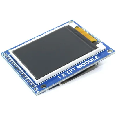 Electronic module display LCD 128x160 SPI TFT 1.8\" with PCB and SD -  Cablematic