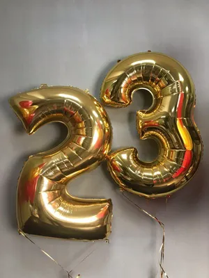 Букет из воздушных шаров на День рождения 23 года купить с доставкой  недорого. - 21704