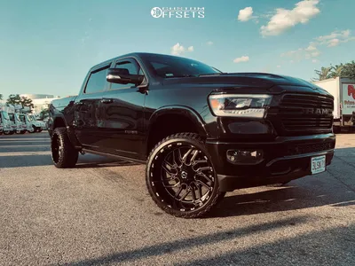 2020 Ram 1500 with 24x12 -44 TIS 544BM and 33/12.5R24 Radar Renegade Rt and  Leveling Kit | Custom Offsets