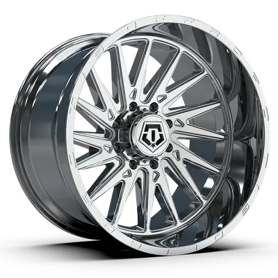 Tis Off-Road Wheels 547 Chrome 24x12 8x170 -44 O.S. 125.2 H.B.