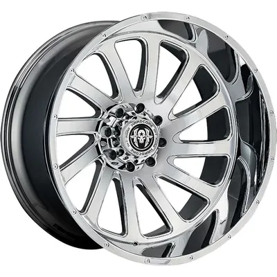 Hardcore Offroad HC15 24x12 -44 Chrome | SWGHC15241283C-44 | Custom Offsets