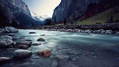 Обои природа, пейзаж, вода, гора, облако 4K Ultra HD бесплатно, заставка  3840x2160 - скачать картинки и фото