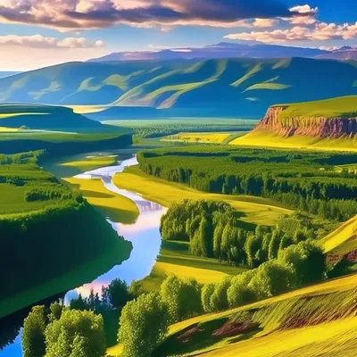 Башкортостан, красивая природа,4К …» — создано в Шедевруме