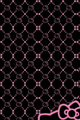 Free: Pink and Black iPhone Wallpaper | Hello Kitty Black iPhone 640x960  ... - nohat.cc