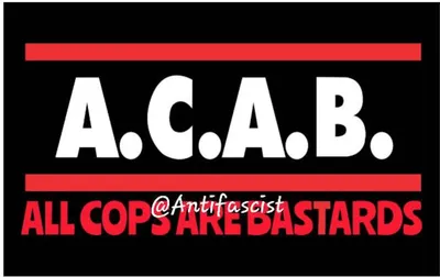 ACAB All Cops Are Bastards 2 A.C.A.B. 3x5ft Flag Banner Stop Police  Brutality Antifa Antifascist Anarchist - Etsy