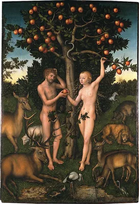 The Garden of Eden with Adam and Eve print by Jan Brueghel d.Ä. |  Posterlounge