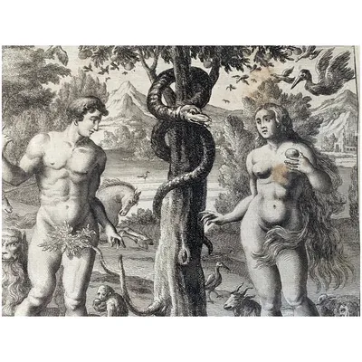 Adam and Eve Teaching Their Children