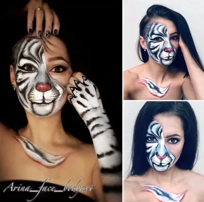 Pin by Ирина on аквагрим на руке | Dinosaur face painting, Dragon face  painting, Animal face paintings