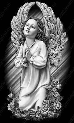 Ангелы на памятник для гравировки: ТОП-150 рисунков ангелов | Dark tattoo,  Vintage tattoo art, Black and grey tattoos