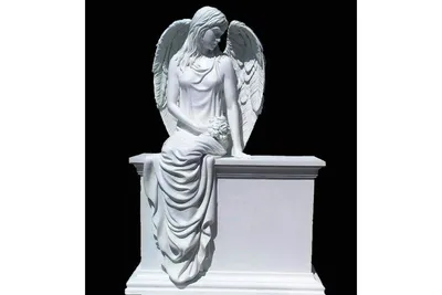 Гравировка Ангела на памятник АМ-8005 в Серпуховском районе | Стелла-Сервис