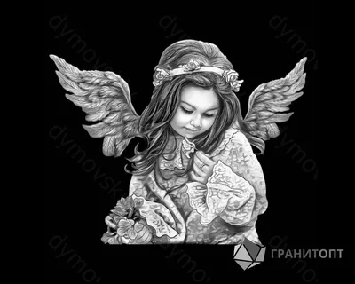 Гравировка ангел 1871 по камню ☦ Фото, каталог, цены | Ангелы - Памятники