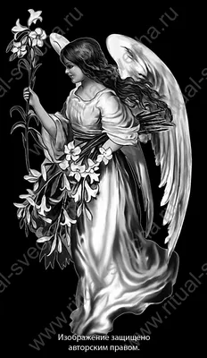 Ангел на памятник А-3 заказать в Минске - ГРАНИТОПТ