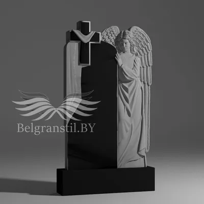 Изготовление памятников в виде ангела Минске из гранита и мрамора