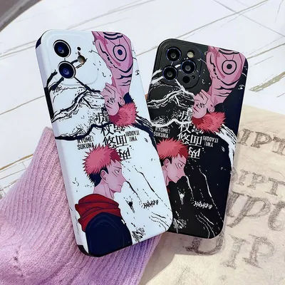 Cartoon Anime Jujutsu Kaisen Yuji Itadori Fushiguro Anime Phone Case For  Iphone | eBay