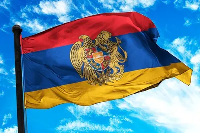 Флаг АРМЕНИИ, Армения с гербом, двухсторонний, размер большой 90х145 см -  купить Флаг по выгодной цене в интернет-магазине OZON (1144908256)