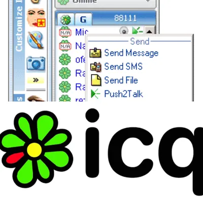 ICQ logo and symbol, meaning, history, PNG