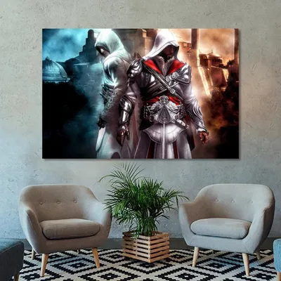 Картина по номерам V-266 \"Игра: Assassins creed (Ассасин крид)\", 60x80 см -  купить с доставкой по выгодным ценам в интернет-магазине OZON (786067533)