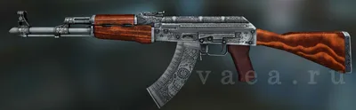 Игрушечный автомат VozWooden АК-47 Дикий Лотос CS GO резинкострел  деревянный купить по цене 3699 ₽ в интернет-магазине Детский мир