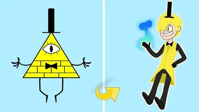 Заготовка Билл Шифр значок zag-zn-bill-cipher-1 купить в интернет-магазине  krapivasu